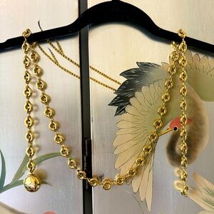 New Loewe Donut Chain Belt in Gold - Original Box